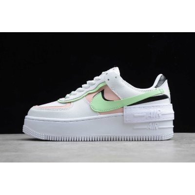 Nike Bayan Air Force 1 Shadow Gri / Pembe / Yeşil Kaykay Ayakkabı Türkiye - 8IQLTKJZ